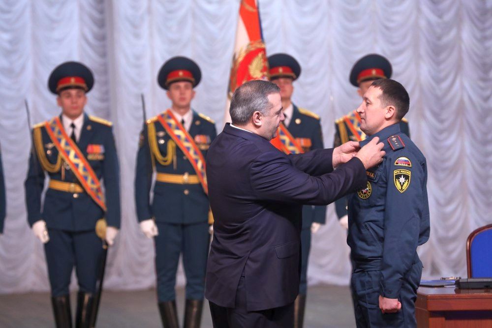 Медаль командиру отделения Лучший пожарный-2017 награждён на съезде МЧС в Москве